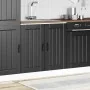 Panel para lavavajillas Lucca madera contrachapada negra von , Küchenschränke - Ref: Foro24-853688, Preis: 79,97 €, Rabatt: %