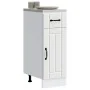 Mueble bajo de cocina Lucca madera de ingeniería blanca de , Armarios de cocina - Ref: Foro24-853697, Precio: 69,20 €, Descue...