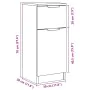 Aparadores 2 uds madera ingeniería madera envejecida 30x30x70cm de , Aparadores - Ref: Foro24-856952, Precio: 95,31 €, Descue...