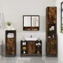 Set de muebles baño 2 pzas madera contrachapada roble ahumado von , Badezimmermöbel - Ref: Foro24-3300942, Preis: 149,28 €, R...
