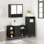 Juego de muebles de baño 3 pzas madera contrachapada negro de , Muebles de baño - Ref: Foro24-3301060, Precio: 243,67 €, Desc...
