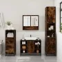 Set de muebles baño 3 pzas madera contrachapada roble ahumado by , Bathroom furniture - Ref: Foro24-3301062, Price: 232,55 €,...