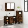 Set de muebles baño 3 pzas madera contrachapada roble ahumado by , Bathroom furniture - Ref: Foro24-3301062, Price: 232,55 €,...