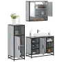 Set de muebles de baño 3 pzas madera contrachapada gris sonoma von , Badezimmermöbel - Ref: Foro24-3301003, Preis: 222,83 €, ...