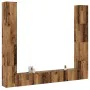 Muebles de TV de pared 6 uds madera vieja madera de ingeniería von , TV-Möbel - Ref: Foro24-3328987, Preis: 344,06 €, Rabatt: %