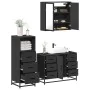 Juego de muebles de baño 3 pzas madera contrachapada negro by , Bathroom furniture - Ref: Foro24-3301020, Price: 283,87 €, Di...