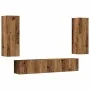 Muebles de TV de pared 4 uds madera vieja madera de ingeniería von , TV-Möbel - Ref: Foro24-3328947, Preis: 175,70 €, Rabatt: %
