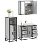 Set de muebles de baño 3 pzas madera contrachapada gris sonoma von , Badezimmermöbel - Ref: Foro24-3300963, Preis: 278,29 €, ...