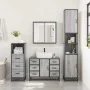 Set de muebles de baño 3 pzas madera contrachapada gris sonoma von , Badezimmermöbel - Ref: Foro24-3301083, Preis: 354,99 €, ...