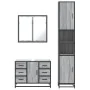 Set de muebles de baño 3 pzas madera contrachapada gris sonoma von , Badezimmermöbel - Ref: Foro24-3301083, Preis: 354,99 €, ...