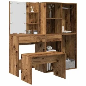 Juego de tocador con LED madera contrachapada madera vieja von , Schlafzimmermöbel-Sets - Ref: Foro24-3329181, Preis: 241,14 ...