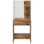 Juego de tocador con LED madera contrachapada madera vieja de , Conjuntos de muebles para dormitorios - Ref: Foro24-3329181, ...