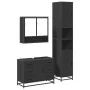 Juego de muebles de baño 3 pzas madera contrachapada negro von , Badezimmermöbel - Ref: Foro24-3301110, Preis: 339,03 €, Raba...