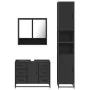 Juego de muebles de baño 3 pzas madera contrachapada negro von , Badezimmermöbel - Ref: Foro24-3301110, Preis: 339,03 €, Raba...