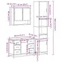 Juego de muebles de baño 3 pzas madera contrachapada negro von , Badezimmermöbel - Ref: Foro24-3301110, Preis: 339,03 €, Raba...
