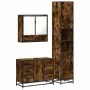 Set de muebles baño 3 pzas madera contrachapada roble ahumado von , Badezimmermöbel - Ref: Foro24-3301112, Preis: 328,53 €, R...