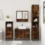 Set de muebles baño 3 pzas madera contrachapada roble ahumado von , Badezimmermöbel - Ref: Foro24-3301112, Preis: 328,53 €, R...