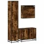 Set de muebles baño 3 pzas madera contrachapada roble ahumado von , Badezimmermöbel - Ref: Foro24-3301112, Preis: 328,53 €, R...