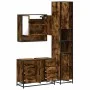 Set de muebles baño 3 pzas madera contrachapada roble ahumado von , Badezimmermöbel - Ref: Foro24-3301112, Preis: 328,53 €, R...