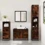 Set de muebles baño 3 pzas madera contrachapada roble ahumado by , Bathroom furniture - Ref: Foro24-3301022, Price: 279,56 €,...