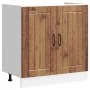 Mueble bajo fregadero Lucca madera contrachapada madera antigua de , Armarios de cocina - Ref: Foro24-853695, Precio: 81,37 €...