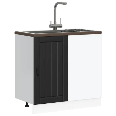Panel para lavavajillas Lucca madera contrachapada negra von , Küchenschränke - Ref: Foro24-854309, Preis: 87,51 €, Rabatt: %