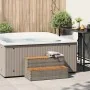 Escalón bañera hidromasaje gris 100x50x50,5 cm ratán sintético by , Pool and spa accessories - Ref: Foro24-4103945, Price: 13...