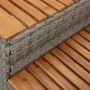 Escalón bañera hidromasaje gris 100x50x50,5 cm ratán sintético by , Pool and spa accessories - Ref: Foro24-4103945, Price: 13...