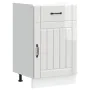 Mueble bajo de cocina Lucca blanca de alto brillo by , Kitchen cabinets - Ref: Foro24-853719, Price: 98,58 €, Discount: %