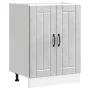 Mueble bajo fregadero Lucca madera contrachapada gris hormigón von , Küchenschränke - Ref: Foro24-853681, Preis: 79,93 €, Rab...