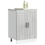 Mueble bajo fregadero Lucca madera contrachapada gris hormigón von , Küchenschränke - Ref: Foro24-853681, Preis: 79,93 €, Rab...
