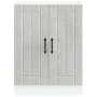 Mueble bajo fregadero Lucca madera contrachapada gris hormigón von , Küchenschränke - Ref: Foro24-853681, Preis: 79,93 €, Rab...