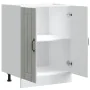 Mueble bajo fregadero Lucca madera contrachapada gris hormigón von , Küchenschränke - Ref: Foro24-853681, Preis: 79,93 €, Rab...