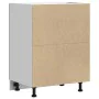 Mueble bajo fregadero Lucca madera contrachapada gris hormigón von , Küchenschränke - Ref: Foro24-853681, Preis: 79,93 €, Rab...
