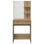Juego de tocador con LED madera artesanal de roble by , Bedroom Dressers - Ref: Foro24-3329188, Price: 140,59 €, Discount: %