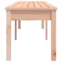 Banco de jardín 2 plazas madera maciza Douglas 203,5x44x45 cm de vidaXL, Bancos de jardín - Ref: Foro24-824023, Precio: 97,01...