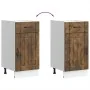 Mueble bajo de cocina Lucca roble ahumado von , Küchenschränke - Ref: Foro24-853712, Preis: 76,96 €, Rabatt: %