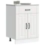 Mueble bajo de cocina Lucca madera de ingeniería blanca de , Armarios de cocina - Ref: Foro24-853727, Precio: 89,21 €, Descue...