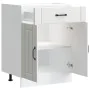 Mueble bajo de cocina Lucca madera de ingeniería blanca de , Armarios de cocina - Ref: Foro24-853727, Precio: 89,21 €, Descue...