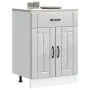 Mueble bajo de cocina Lucca madera contrachapada gris cemento von , Küchenschränke - Ref: Foro24-853731, Preis: 90,75 €, Raba...