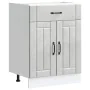 Mueble bajo de cocina Lucca madera contrachapada gris cemento von , Küchenschränke - Ref: Foro24-853731, Preis: 90,75 €, Raba...