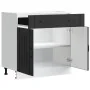 Mueble bajo de cocina Lucca madera ingeniería negra von , Küchenschränke - Ref: Foro24-853738, Preis: 92,11 €, Rabatt: %