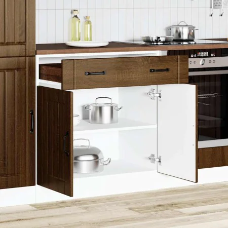 Mueble bajo de cocina Lucca roble marrón de , Armarios de cocina - Ref: Foro24-853744, Precio: 101,72 €, Descuento: %