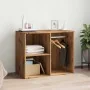 Mueble vestidor madera ingeniería roble artesanal 80x40x65 cm de , Armarios y almacenamiento - Ref: Foro24-857032, Precio: 61...