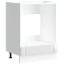 Armario de horno Lucca blanco brillante by , Kitchen cabinets - Ref: Foro24-853759, Price: 69,49 €, Discount: %