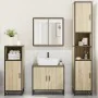 Juego de muebles de baño 4 pzas contrachapada roble sonoma by , Bathroom furniture - Ref: Foro24-3301186, Price: 336,08 €, Di...