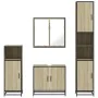 Juego de muebles de baño 4 pzas contrachapada roble sonoma by , Bathroom furniture - Ref: Foro24-3301186, Price: 336,08 €, Di...