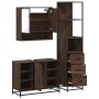 Set de muebles baño 3 pzas madera contrachapada roble marrón von , Badezimmermöbel - Ref: Foro24-3301184, Preis: 255,43 €, Ra...
