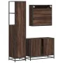 Set de muebles baño 3 pzas madera contrachapada roble marrón von , Badezimmermöbel - Ref: Foro24-3301184, Preis: 255,43 €, Ra...