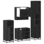Juego de muebles de baño 4 pzas madera contrachapada negro von , Badezimmermöbel - Ref: Foro24-3301235, Preis: 375,81 €, Raba...